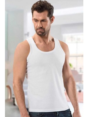 Anıt 1151 Erkek Penye Beyaz Atlet