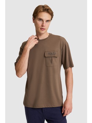 U.s. Polo Assn. Erkek Kahverengi Tişört 50327021-VR029