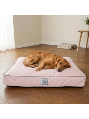 Esranın Dünyası Silky Paw, Çıkarılabilir Kılıf, Kolay Temizlenebilen, Konforlu, Kaydırmaz Tabanlı, Kedi-Köpek Yatağı (Pembe, Small)