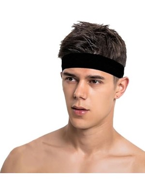 Esranın Dünyası Spor Saç Bandı Sporcu Erkek Kafa Bandı Headband Tenis Gym Ter Bantı Fitness Saç Bantları Yo Crossfit Bisiklet Koşu Yürüyüş Erkekler Için  Lig Penye Esnek Canlı Iddia Saç Bantı