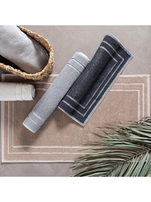 Esranın Dünyası Ekru Renkli Banyo Paspası 60X100 cm