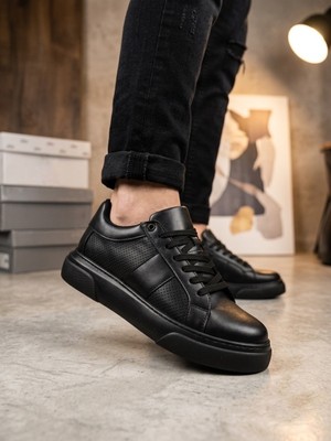 11boa BA0247 Erkek Sneaker Günlük Casual Spor Ayakkabı Siyah Taban