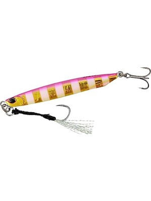 Esranın Dünyası Duo Drag Metal Cast Super Slim Ssz Jig 40GR. PJA0045 Pink Gold Zebra Glow