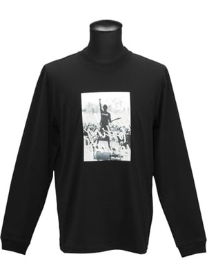 Esranın Dünyası Siyah Uzun Kollu T-Shirt - L Beden