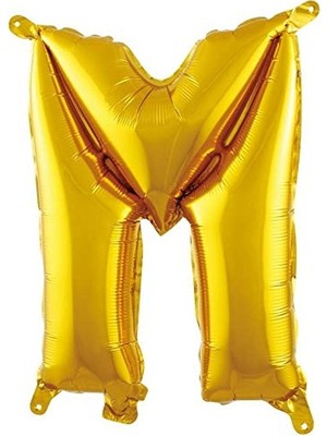 MarkEntegra Altın Renk 16 Inç Folyo Balon, 36 cm Boyutunda