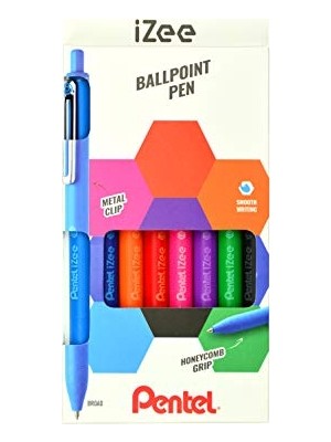 Esranın Dünyası 1.0 mm Yağ Bazlı Mekanizmalı Roller Kalem - Izee - 8'li Blister (A-B-C-D-F-P-S-V)