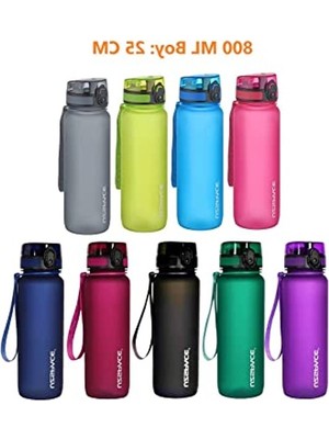 MarkEntegra Lacivert 800ML Tritan Su Matarası, Koku ve Sızdırma Yok