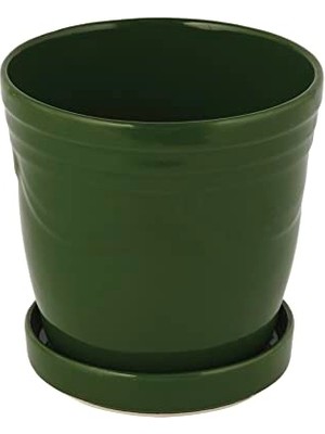 Esranın Dünyası Seramik Tabaklı Sakısı 12 cm Yeşil
