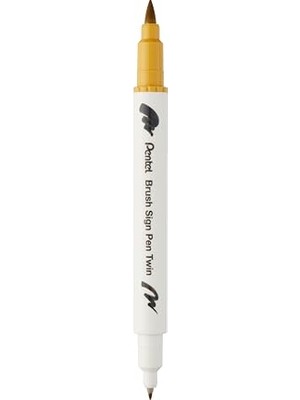 Esranın Dünyası Brush Sing Pen Twin Çift Taraflı Fırça Uçlu Kalem Altın