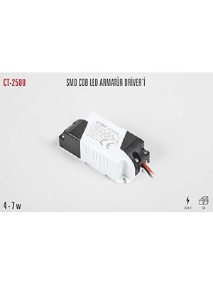 Esranın Dünyası CT-2580 Smd Cob LED Armatür Trafosu (4-7W)