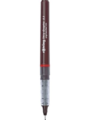 Esranın Dünyası 1904753 Tikky Grafik Fiber Uçlu Kalem, Siyah Mürekkep, Kahverengi Gövde, 0.3 mm
