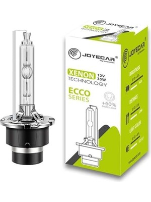 Esranın Dünyası D2S Xenon Ampul, 6000K Beyaz, 12V 35W, Ecco Serisi, +60% Daha Fazla Işık Teknolojisi