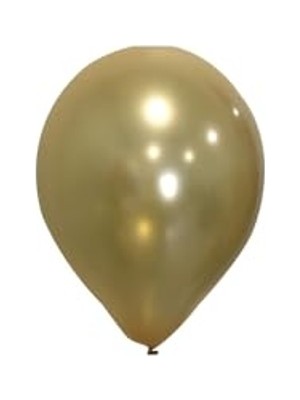 MarkEntegra 10'lu Metalik Gold Balon Seti, Parti Süslemeleri Için Uygun
