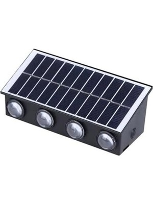 MarkEntegra Güneş Enerjili 20W LED Aplik Dış Mekan Duvar Lambası, IP65