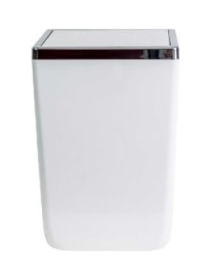 Esranın Dünyası Kapaklı Plastik Çelik Kova - 6 Lt, Beyaz