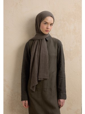Fresh Scarfs Modal Krinkıl Şal Duman