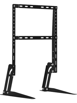 Vontech 32-65 Inc Lcd-Led Kilitli Sabit Askı Aparatı + Tv Ayağı Masa Standı Lma-04
