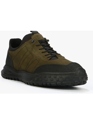 Hammer Jack Haki Hakiki Deri Erkek Günlük Ayakkabı Henley 102-24805 M