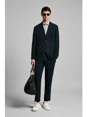 Lufian Erkek Evrıc Smart Slim Fit Chino Pantolon 111190361 Lacivert