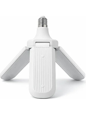 Noas Yonca LED Ampul 40W 3600 Lümen E27 Katlanabilir Kanatlı Yüksek Aydınlatma Beyaz Işık