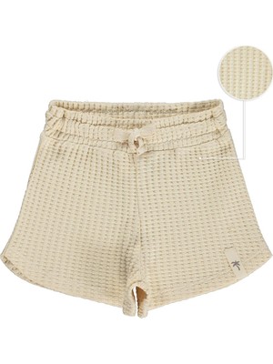 Civil Boys Basic Waffle 2-5 Yaş Şort - Kahverengi
