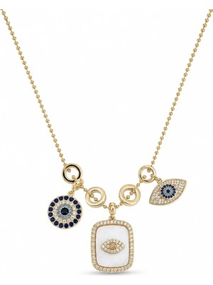 Venüs Design Çelik Eye Charm Kolye