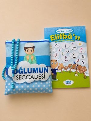 Bilenler Çocuk Namaz Seti 2001– Çantalı Seccade, Elif Ba ve 99\'lu Tesbih
