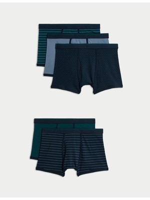 Marks & Spencer 5'li Pamuk Karışımlı Cool & Fresh Trunk