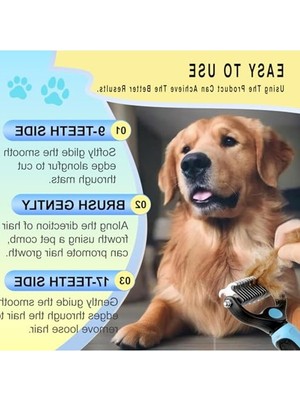 Get Store Dökülme Kontrol Fırçası - Tüm Irklar Için Güvenli Kullanım