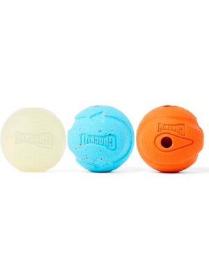 Get Store Köpek Top Seti, 3'lü Paket, Orta Boy, Yüksek Sıçrama