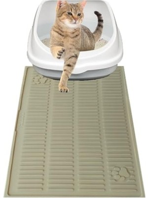 Get Store Yıkanabilir Silikon Kedi Kumu Matı  Havuzlu