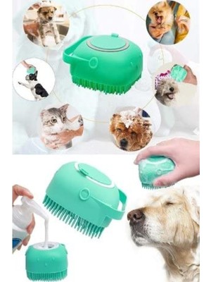 Get Store Hazneli Kedi ve Köpek Yıkama Fırçası (Silikon)