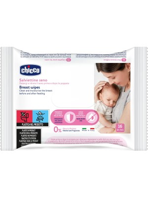 Chicco Göğüs Temizleme Mendili (16 Adet)