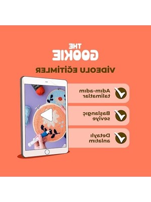 Get Store Başlangıç Seviye Nakış Kiti, Kumaşlı Zımba Iğne ve Iplik Seti