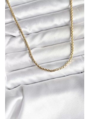 Aydogan's Ayd 14K Gold Renk Kaplama Zincir Model cm Kadın Kolye - TJ-BKO10742