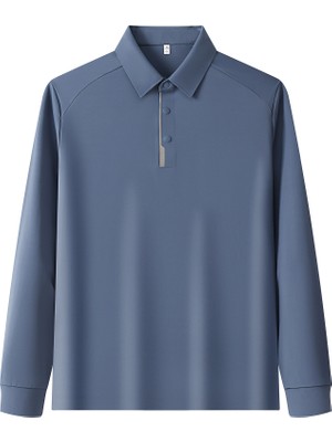 New Performance ARW61006 SERİNTUTAN-ANTİBAKTERİYEL-YÜKSEK KALİTE Uzunkol Çıtçıtlı POLYAMİD Polo Yaka  Tshirt