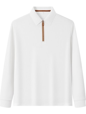 New Performance ARW61038 SERİNTUTAN-ANTİBAKTERİYEL-YÜKSEK KALİTE Uzunkol Fermuarlı POLYAMİD Polo Yaka  Tshirt