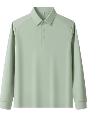 New Performance ARW61006 SERİNTUTAN-ANTİBAKTERİYEL-YÜKSEK KALİTE Uzunkol Çıtçıtlı POLYAMİD Polo Yaka  Tshirt