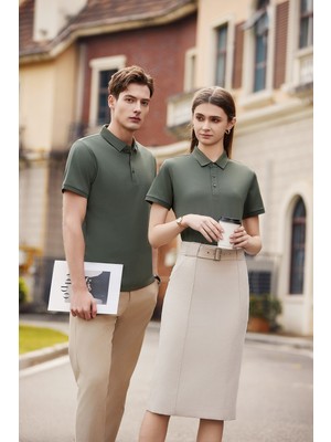 New Performance ARW50329 SERİNTUTAN-ANTİBAKTERİYEL-YÜKSEK KALİTE Düğmeli Polo Yaka  Tshirt