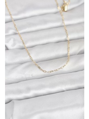Aydogan's Ayd cm 14K Gold Renk 60 cm Zincirli Kadın Kolye - TJ-BKO10944
