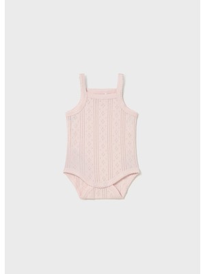Mayoral Yenidoğan Kız Bebek Askılı Body Pembe