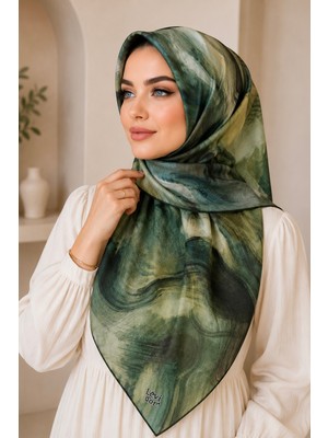 İmaj Butik Haki Levidor Kristal Eşarp