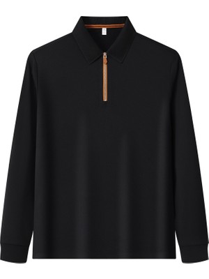 New Performance ARW61038 SERİNTUTAN-ANTİBAKTERİYEL-YÜKSEK KALİTE Uzunkol Fermuarlı POLYAMİD Polo Yaka  Tshirt