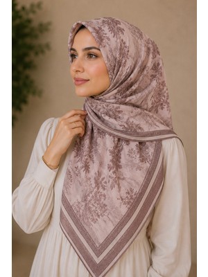 İmaj Butik Pudra Levidor Pamuklu Soft Eşarp