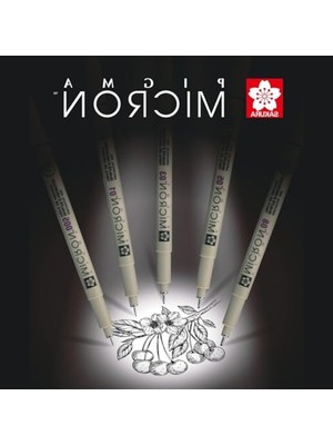 Get Store 0.3 mm Siyah Pigma Micron Kalem, Hassas Çizimler Için