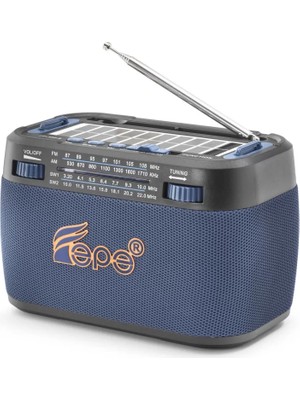 Aydogan's Ayd Bluetooth Fm Radyo USB Tf Aux Solar Şarjli Taşinabi̇li̇r Kamp Hoparlör FP395S