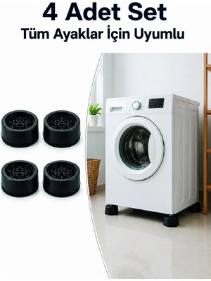 Aydogan's Kaymaz Tabanlı 4 Adet Makine Ayak Yükseltici
