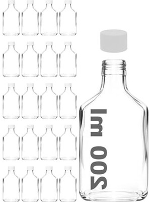 Get Store Yassı Şeffaf Soğuk Kahve Şişesi, 20 Adet Set