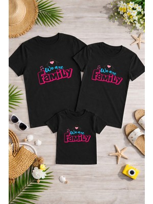 Lorvex Anne Baba Çocuk Kombin Tişört Pamuklu Oversize Aile Kombini T-Shirt (Ürünler Tekli Satılmaktadır)