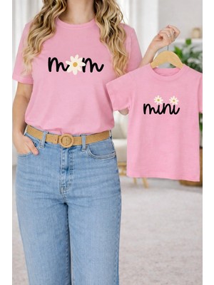 Lorvex Tişört Anne Kız Çocuk Kombin Oversize – Anne & Çocuk Twin Baskılı T-Shirt